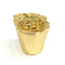 Loại hoa tùy chỉnh Màu vàng nhạt Nắp chai nước hoa bằng nhôm Zamak