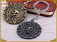 Nhẫn chuỗi kim loại nhỏ được cá nhân hóa cho bộ sưu tập Quà tặng Hộp sọ hình đồng thau mạ