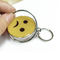 Mặt cười Logo Logo móc khóa Vòng tròn màu vàng với kim loại thân thiện với môi trường