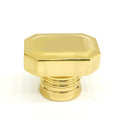 Hợp kim kẽm cổ điển Mạ vàng Hình chữ nhật Nắp chai nước hoa Zamak kim loại