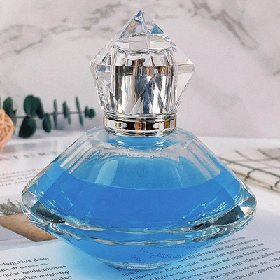 Mua Bán buôn chai nước hoa thủy tinh cao cấp 75ml hình pha lê trắng Chai nước hoa trong suốt có thể được trang bị W online manufacture