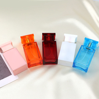 Mua Nhà sản xuất Bán buôn Chai nước hoa, Chai thủy tinh trắng cao trong suốt hình vuông, Bao bì mỹ phẩm online manufacture