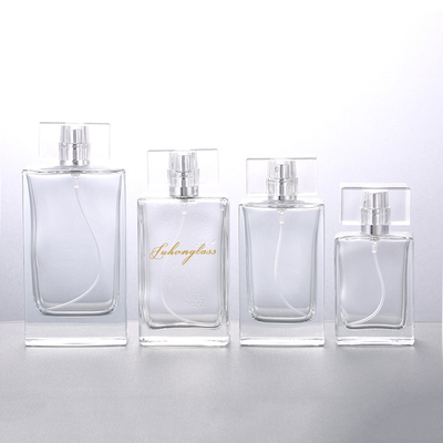 Mua 30ML50ML100ML Chai Nước Hoa Hình Chữ Nhật Chai Mỹ Phẩm Vít Miệng Thủy Tinh Trong Suốt Chai Rỗng Chai Nước Hoa online manufacture