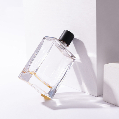 Mua 100Ml Sáng Tạo Chai Nước Hoa Chai Thủy Tinh Với Zamzk Nắp Nhựa Vuông Xịt Bình Rỗng Di Động Chai Mỹ Phẩm online manufacture