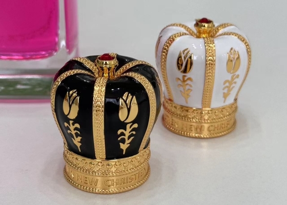 Mua Chiếc nắp nước hoa kim cương màu đen / vàng tinh tế cho cổ chai tiêu chuẩn online manufacture