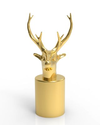 Mua Zinc alloy deer head animal perfume cover Golden perfume cap online manufacture
