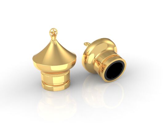 Mua Nắp nước hoa hợp kim kẽm tùy chỉnh cao cấp/Nắp hợp kim kẽm 15mm sản xuất trực tuyến