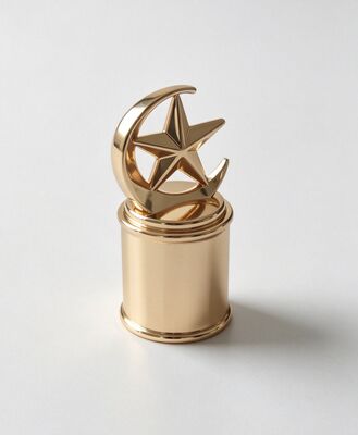 Mua Crescent & Star Zamak Perfume Cap - Luxury Gold Finish sản xuất trực tuyến
