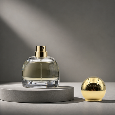 Mua Chiếc gương sang trọng bóng mượt mượt hình cầu Zamac Perfume Cap Gold Plated Plain Round Ball Fragrance Lid Zinc Alloy Metal Perfume Bottle Cover Custom Logo FEA15 For Dubai Oud Attar Perfume Bottle sản xuất trực tuyến