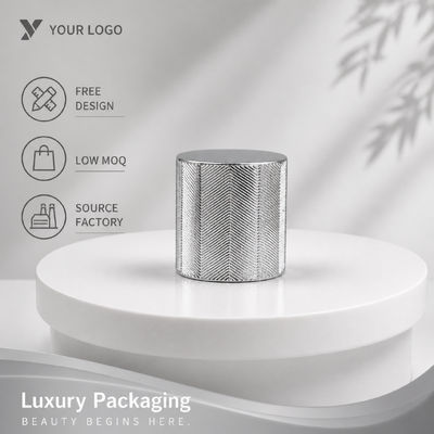 Mua Bạc Chevron đúc kim loại kẽm vòng Cap nước hoa MOQ thấp Custom Brand Metal Cap mùi hương cho trống Luxury nước hoa chai thủy tinh sản xuất trực tuyến