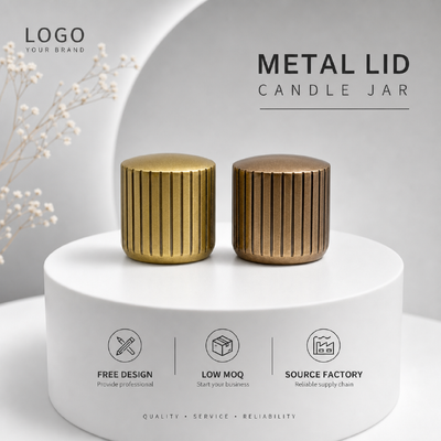 Mua Vintage dải dọc kẽm hợp kim xi-lanh xi-lanh dầu thơm cổ vàng đồng kim loại nước hoa chai nắp cho nước hoa sang trọng chai thủy tinh sản xuất trực tuyến