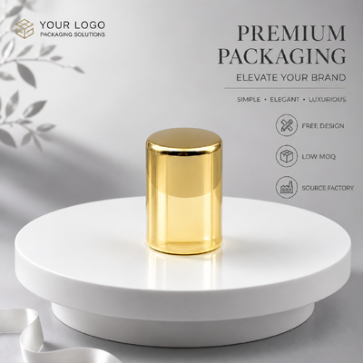 Mua Nắp chai nước hoa hợp kim kẽm mạ vàng sang trọng Xi lanh tùy chỉnh Nắp nước hoa kim loại cho chai thủy tinh mỹ phẩm sản xuất trực tuyến