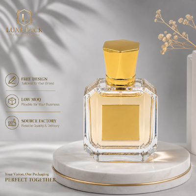 Mua Luxury Hexagonal Zinc Alloy Perfume Cap Bright Gold Electroplated Zamac Fragrance Bottle Lid Custom Logo OEM Metal Perfume Cover (tấm bít dầu thơm bằng kim loại) sản xuất trực tuyến