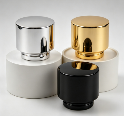 mua FEA15 Zinc Alloy Perfume Cap Solid Cylinder Flat Top Electroplated Metal Perfume Bottle Lid Logo tùy chỉnh OEM ODM sản xuất trực tuyến