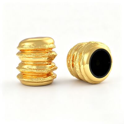 mua Nắp chai nước hoa hợp kim kẽm FEA15 Macaron, nắp chai nước hoa Zamac vân sóng nhiều lớp mạ điện tùy chỉnh cho chai thủy tinh nước hoa, nắp nước hoa Zamac, nắp nước hoa sản xuất trực tuyến