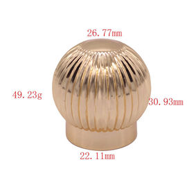 Mua Kích thước tùy chỉnh Màu vàng Zamak Hương mũ Nut Vỏ hợp kim nước hoa kẽm online manufacture