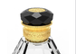 Vỏ chai nước hoa Zamac sang trọng bằng hợp kim kẽm kim loại vàng 15Mm có logo