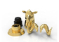 Luxury Zamac Creative Animal Style Vỏ chai nước hoa Hợp kim kẽm kim loại vàng 15Mm