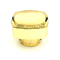 Màu vàng sáng bóng Nắp chai nhôm Zamak bằng kim loại thông thường