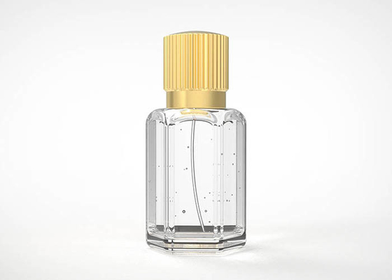 Luxury Zamac Creative Vertical Stripe Style Chai nước hoa Vỏ kim loại vàng 15Mm