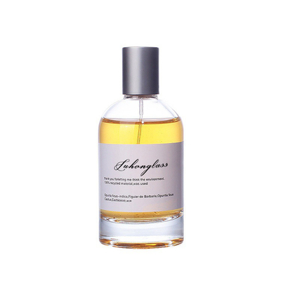 Chai Nước Hoa 30Ml 50Ml 100Ml Chai Xịt Thủy Tinh Tròn Chai Nước Hoa Nữ Sang Trọng Chai Nước Hoa Rỗng Có Nắp Bạc