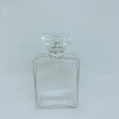 100ml Chai nước hoa số 5 Chai thủy tinh, Chai rỗng, Vòi phun lưỡi lê, Nhấn vuông, Chai mỹ phẩm