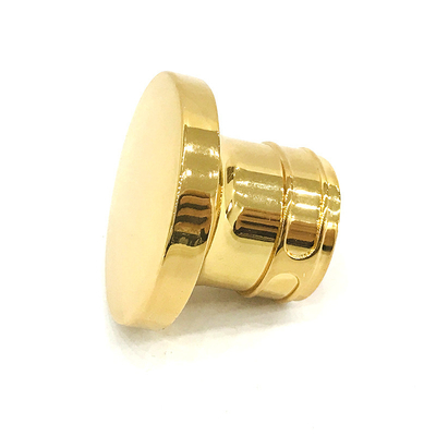 Nắp chai nước hoa bằng nhôm tròn Zamak màu vàng cổ điển tùy chỉnh