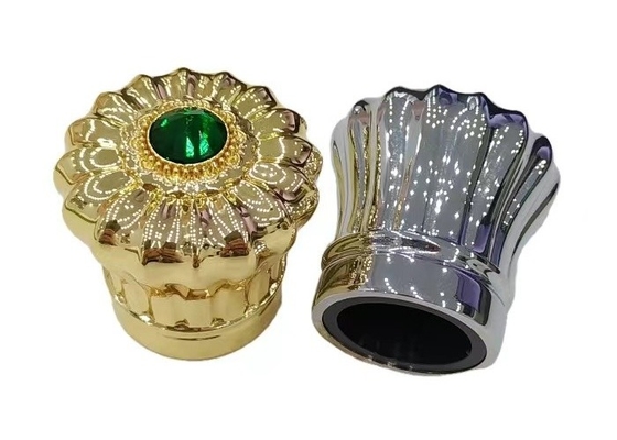 Nắp chai nước hoa Zamak tròn với bề mặt không đều