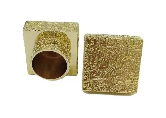High-End Die Casting Zamak Caps nước hoa hình vuông
