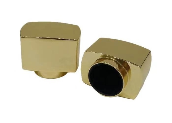 Gỗ kim loại kẽm hình chữ nhật nắp chai nước hoa cho chai kính nước hoa 50ml