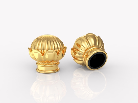 Nắp nước hoa Zamak thân thiện với môi trường tùy chỉnh trong nhiều phong cách khác nhau cho bao bì bền vững