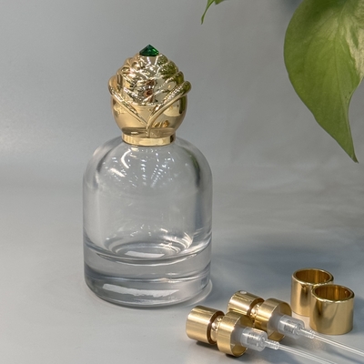 Nhựa kim cương Zamak Perfume Caps hợp kim kẽm cao cấp cho bao bì nước hoa thanh lịch