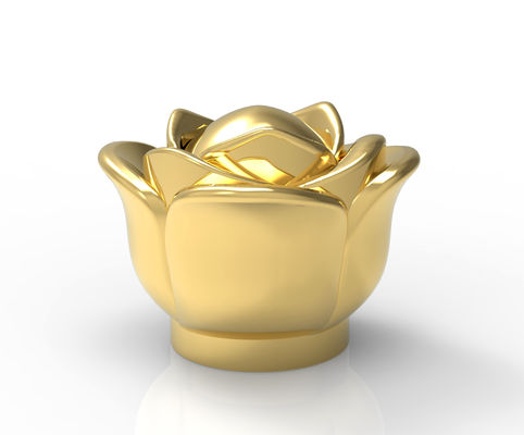 Nắp nước hoa hình hoa tùy chỉnh Logo cao cấp hình vuông bóng cho Fea 15