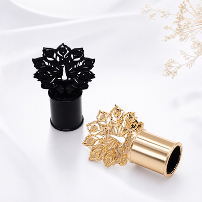 Nắp nước hoa bằng kim loại Peacock sang trọng với kết cấu Zamak cao cấp và vừa vặn chống rò rỉ an toàn