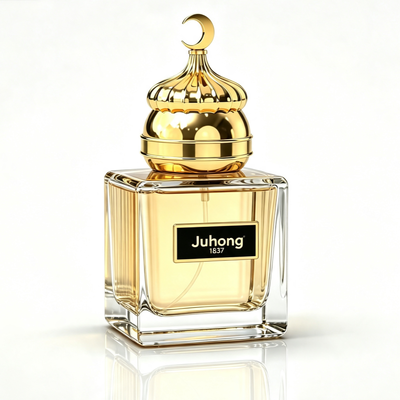 Crescent Moon Zamac Cap nước hoa, Arab Islamic Style Zinc Alloy Fragrance Bottle Lid