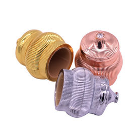 Mũ nước hoa màu vàng Zamak cho cổ 15mm, nắp nước hoa từ tính bền