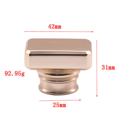 Logo tùy chỉnh Premium Glossy Cap hình T Zamac Cap nước hoa cho Fea 15