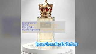 Mũ nước hoa Crown từ tính sang trọng với đá đỏ