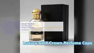 Mũ nước hoa Luxury Gold Crown dành cho thương hiệu nước hoa cao cấp